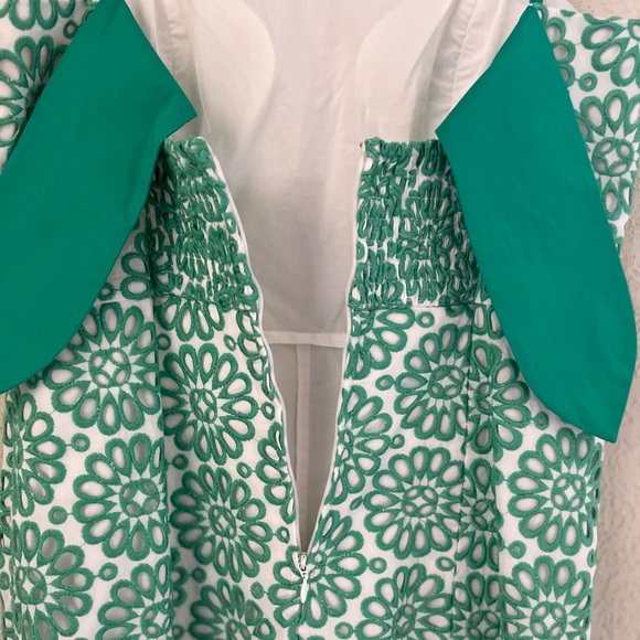 Lilly Pulitzer Green Floral Asymmetrical Dress - Picture 6 of 11